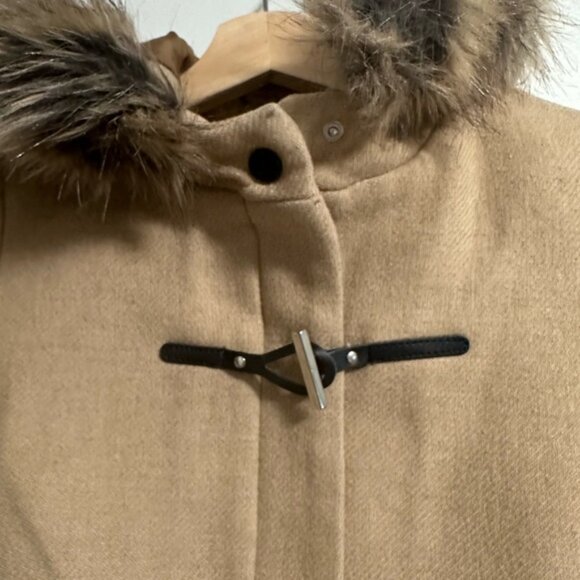 Zara Pea Coat girl size 10 wool blend - Picture 4 of 8